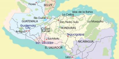 Mapa mosquitia Hondurasu