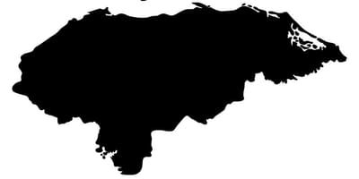 Mapa Hondurasu mapu vektor